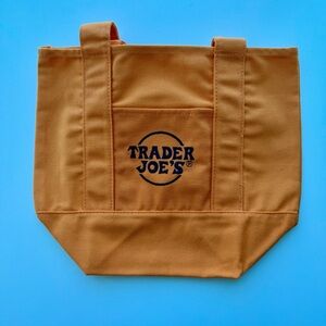Trader Joe’s Mini Canvas Tote Bag | Trick or Treat Collection | Orange